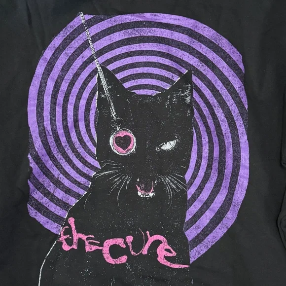 The Cure Black Cat Hoodie Size L - Picture 6 of 7